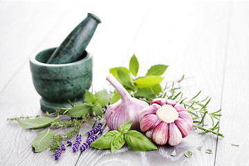 Image showing fresh herbs