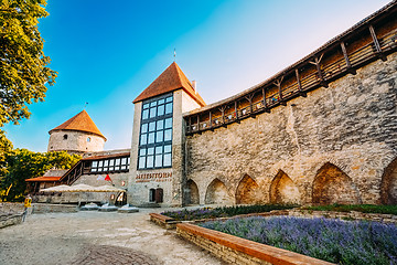 Image showing The Former Prison Tower Neitsitorn In Old Tallinn, Estonia