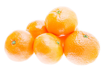 Image showing Tasty Sweet Tangerine Orange Mandarin Fruit