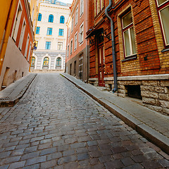 Image showing Streets And Old Part City Architecture Estonian Capital, Tallinn