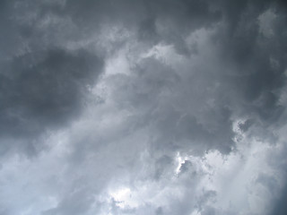 Image showing Thunder clouds