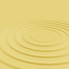 Image showing White wine ripples