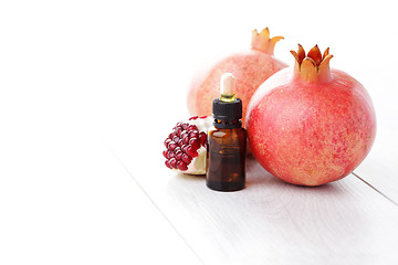 Image showing pomegranate essential oil