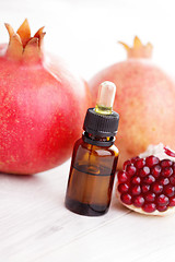 Image showing pomegranate essential oil