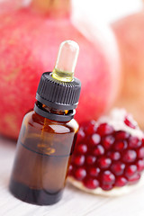 Image showing pomegranate essential oil