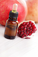 Image showing pomegranate essential oil