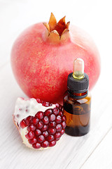 Image showing pomegranate essential oil