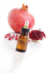 Image showing pomegranate essential oil