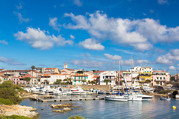 Image showing Stintino harbor, Sardinia, Italy.