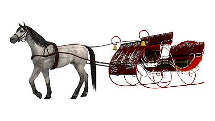 Image showing Christmas Sleigh