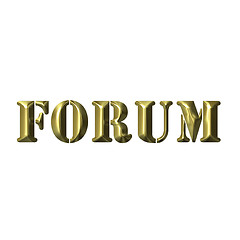 Image showing 3D Golden Forum