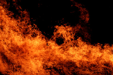 Image showing Fire background