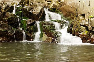 Image showing Beautiful waterfall