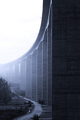 Image showing Large highway viaduct ( Hungary)