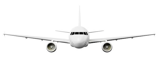 Image showing airplane front