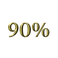 Image showing 3D Golden 90 Percent