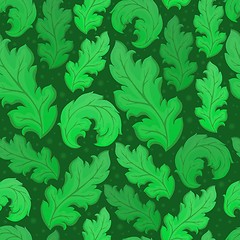 Image showing Leafy seamless background 5