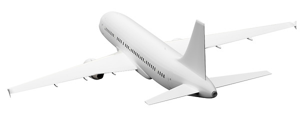 Image showing plane rear view