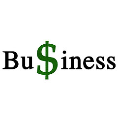 Image showing Business logo with textured dollar symbol