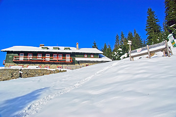 Image showing Mountain cabin