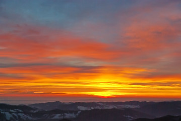 Image showing Golden sunrise