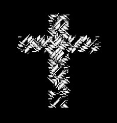 Image showing Abstract Cross