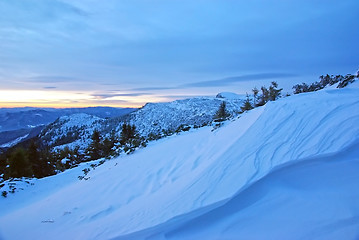 Image showing Winter on the mountain