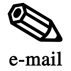 Image showing Email sign in black and white