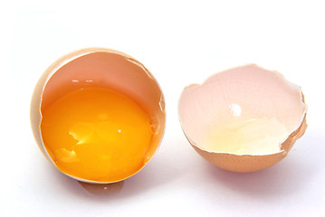 Image showing Broken egg