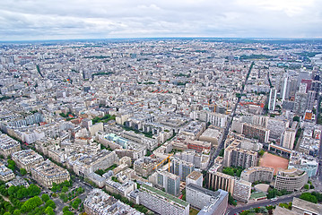 Image showing Paris upper view