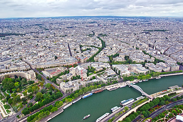 Image showing Up view of Paris