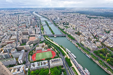 Image showing Paris, aerial view