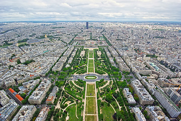 Image showing Panoramic view of paris