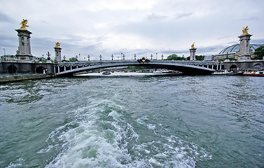 Image showing Alexander 3 Bridge in Paris