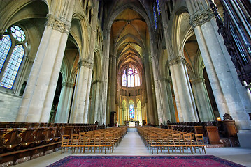 Image showing Inside Notre Dame Cathedral