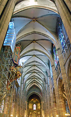 Image showing Inside Strasbourg Cathedral