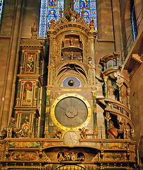 Image showing Astrological clock