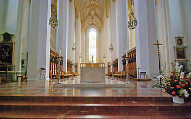 Image showing Interior view of Frauenkirche Cathedral