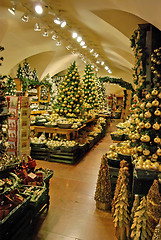 Image showing Christmas decoration shop