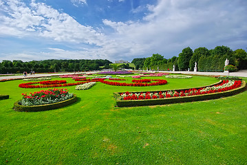 Image showing Beautiful gardens in Vienna