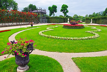 Image showing Palace gardens