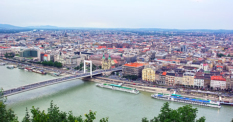 Image showing Budapest up view