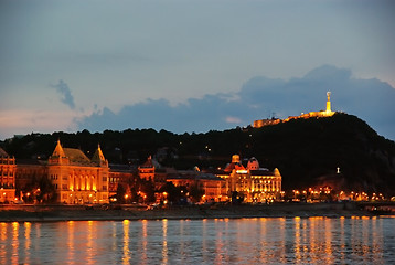 Image showing Gellert Hill in Budapest