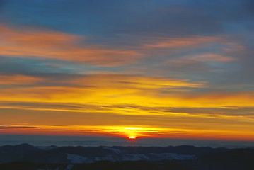Image showing Winter sunrise