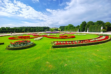 Image showing Garden at Schonbrunn Palace