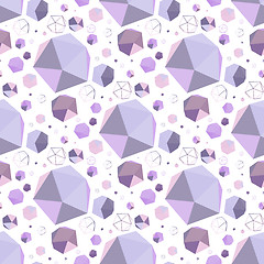 Image showing Geometric seamless background