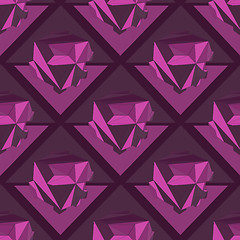 Image showing Geometric seamless background.