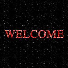 Image showing Welcome