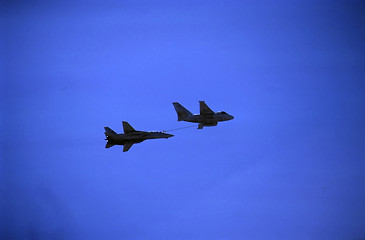 Image showing Aerial refueling