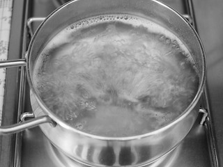 Image showing Boiling pasta